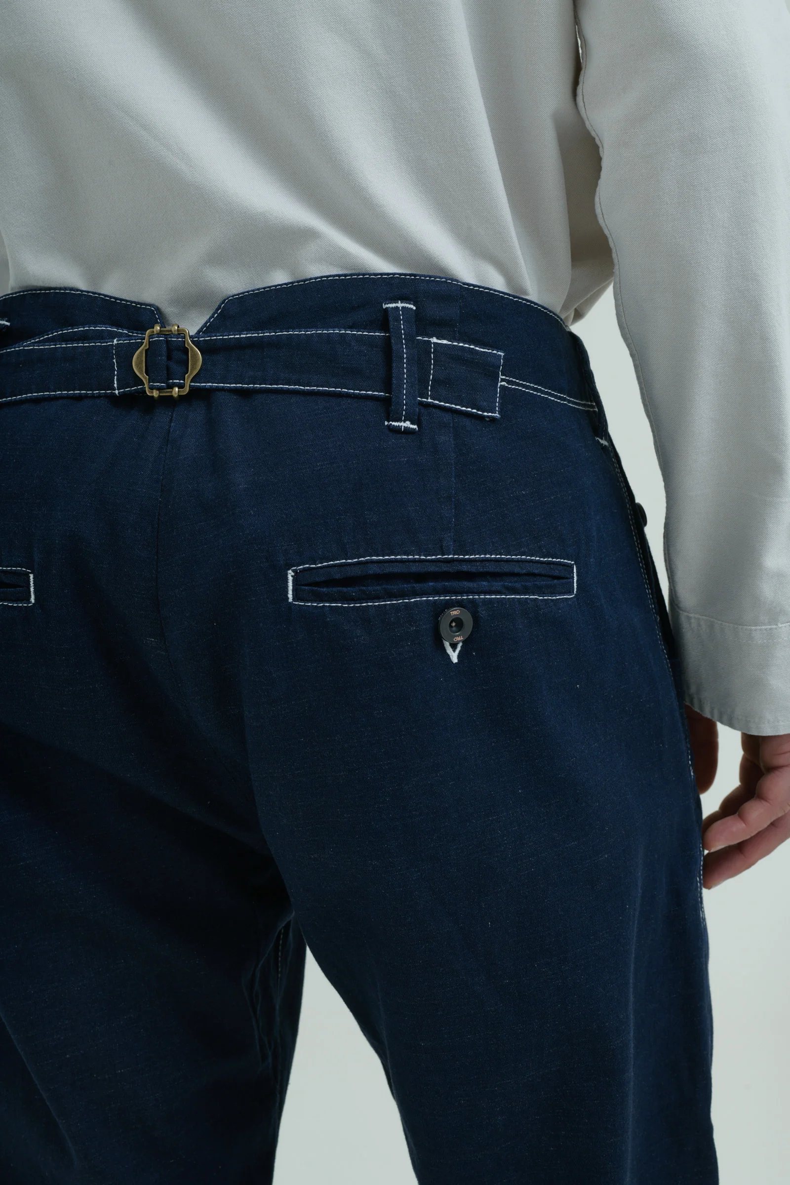 1938 SELVEDGE DRONE CINCH-BACK CHINO - Image 2