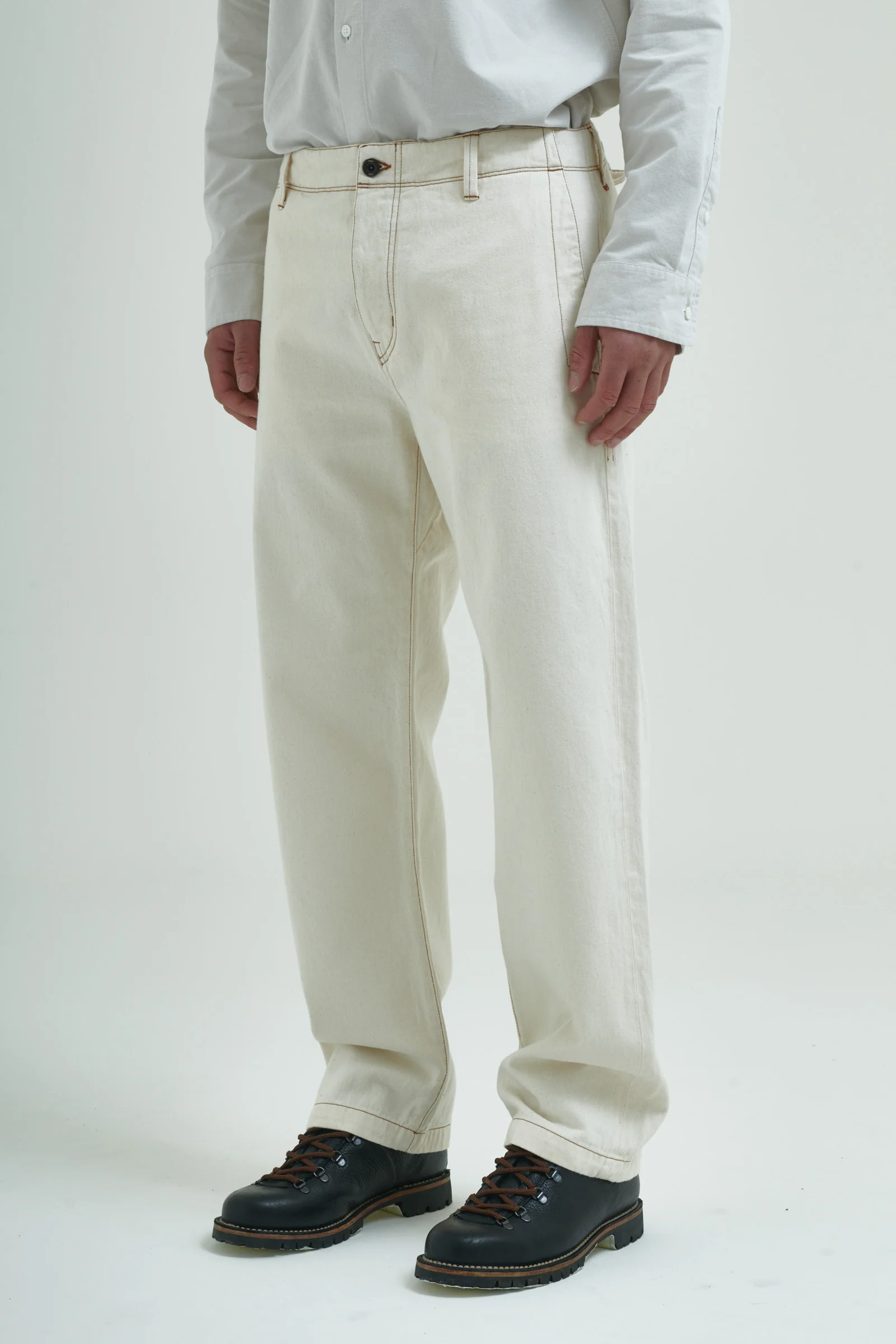 1938 SELVEDGE ECRU CINCH-BACK CHINO - Image 2