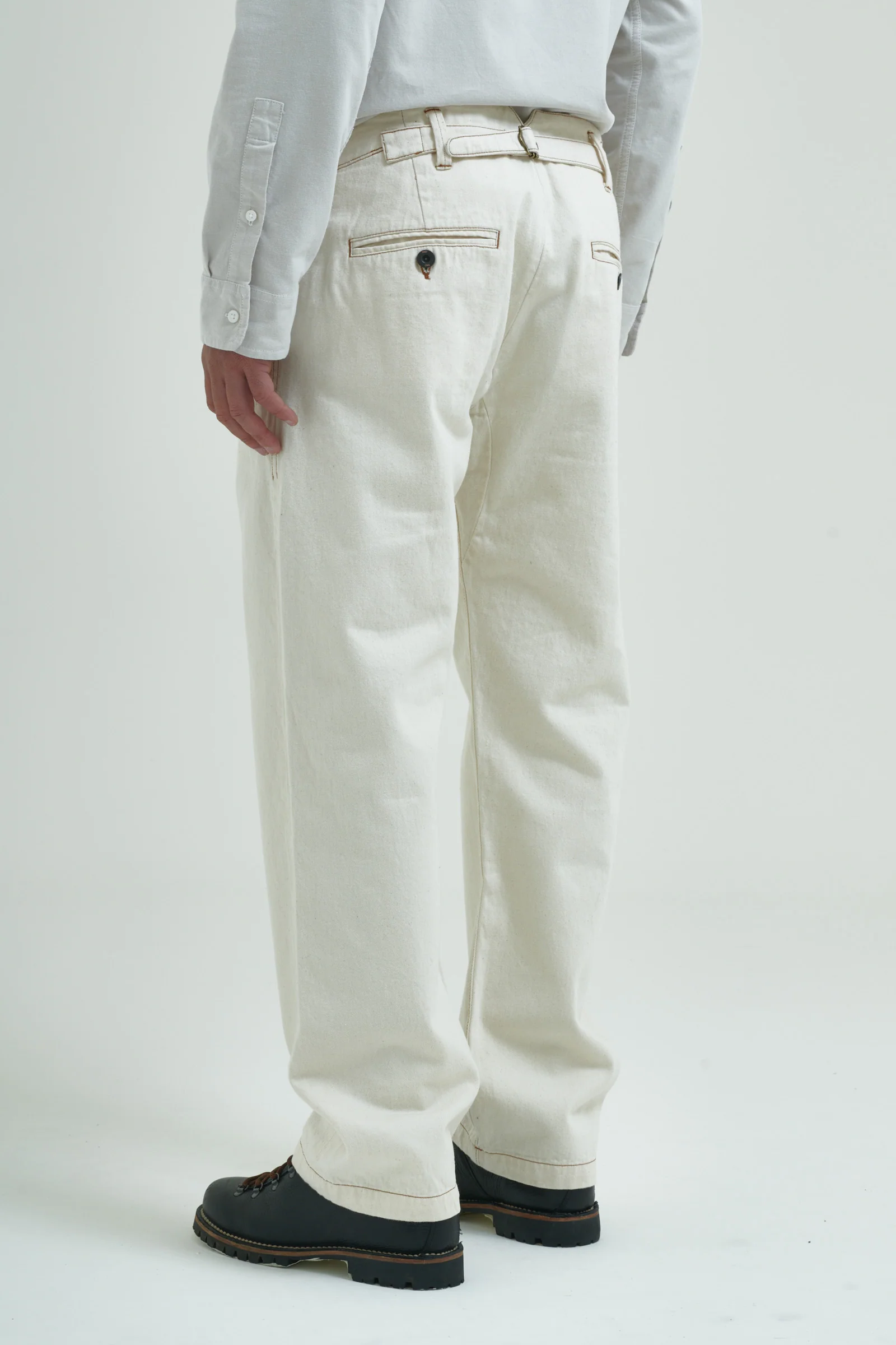1938 SELVEDGE ECRU CINCH-BACK CHINO - Image 3
